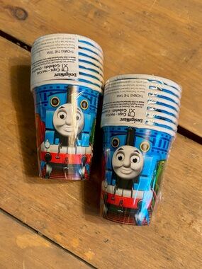 Thomas & Friends Paper Party Cups - 9 oz Lot of 2